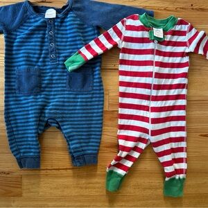 Bundle of Hanna Andersson Pajamas/one piece 6 month baby